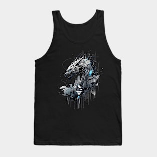 Mecha Tier Tiger Wolf Fuchs Pferd Cyborg Tank Top